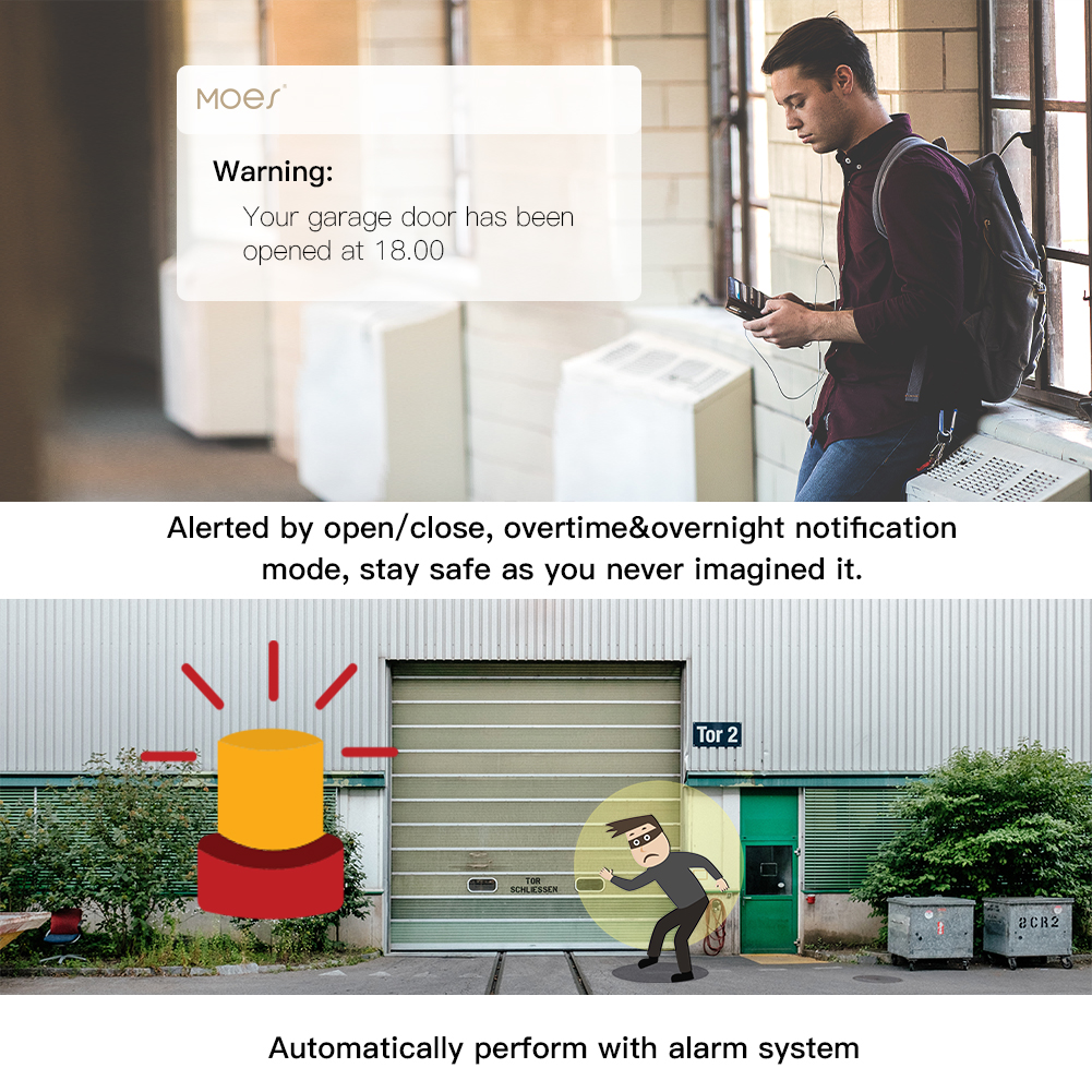 MOES Tuya WiFi Smart Garage Do - Smart Home Matter incelemesi ve fiyatı