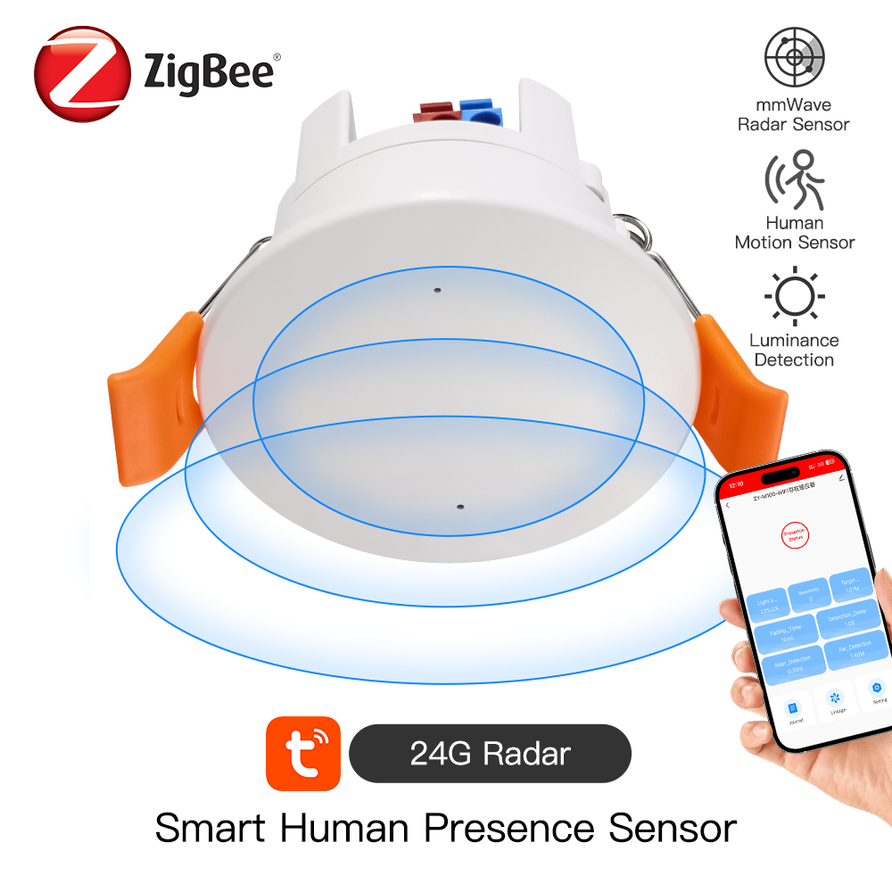 ZigBee MmWave Radar Human Pres - Zigbee Motion Sensor incelemesi ve fiyatı