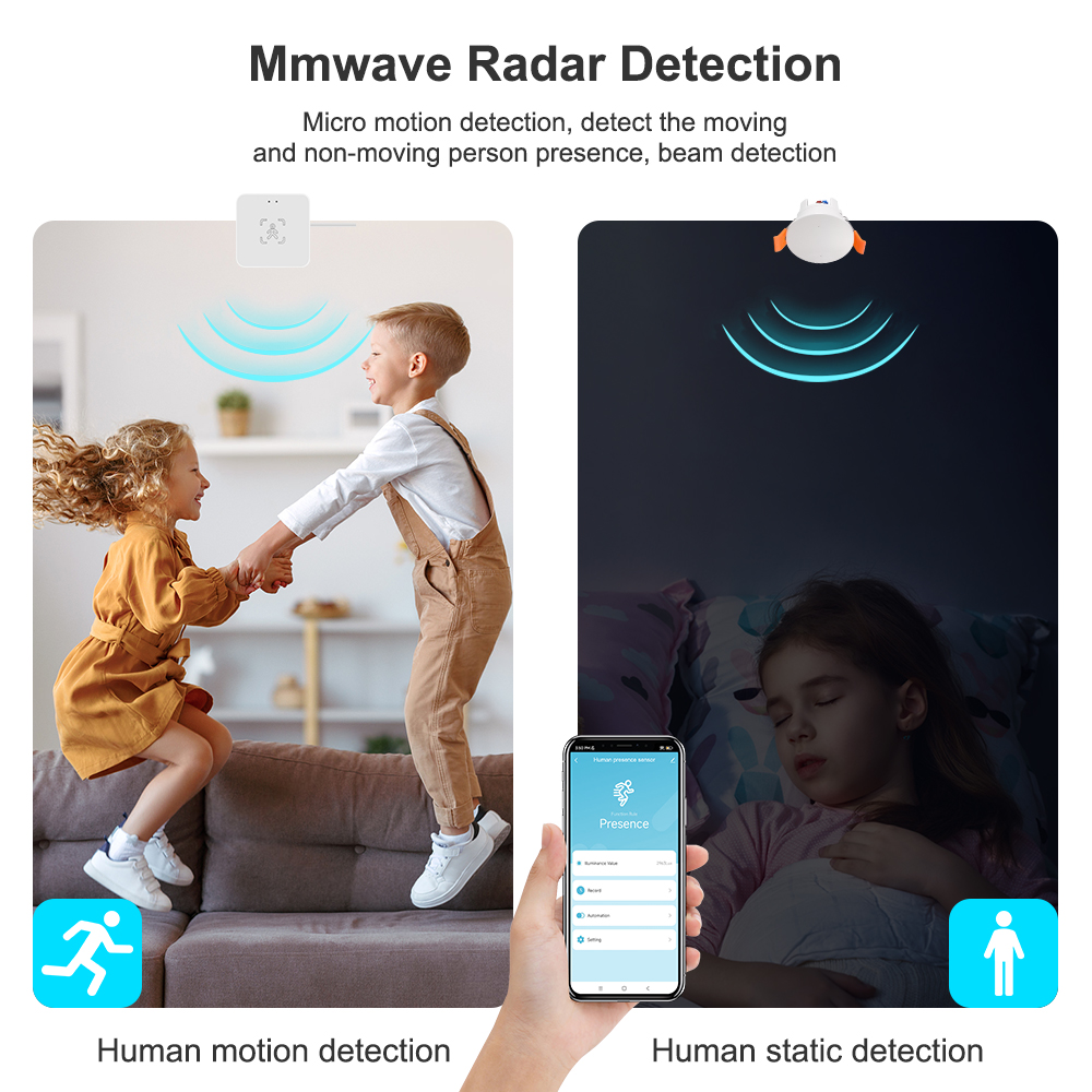 ZigBee MmWave Radar Human Pres - Zigbee Motion Sensor incelemesi ve fiyatı