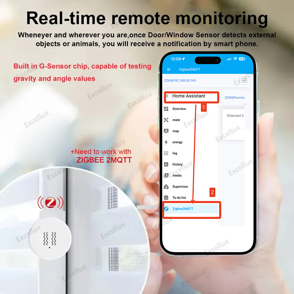 Zigbee 3.0 Smart Vibration Sen - Smart Home Features incelemesi ve fiyatı