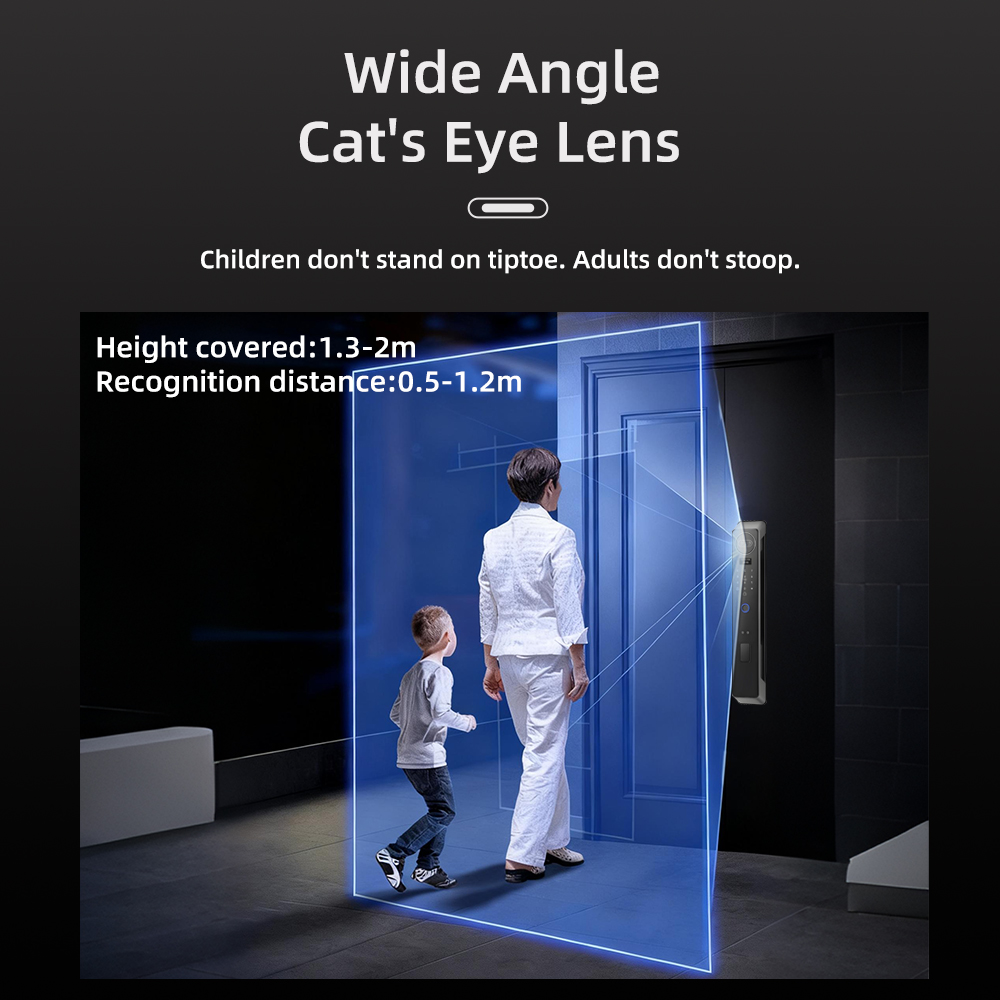 Wishome APP  Smart Lock 3D Fac - Video Doorbell incelemesi ve fiyatı