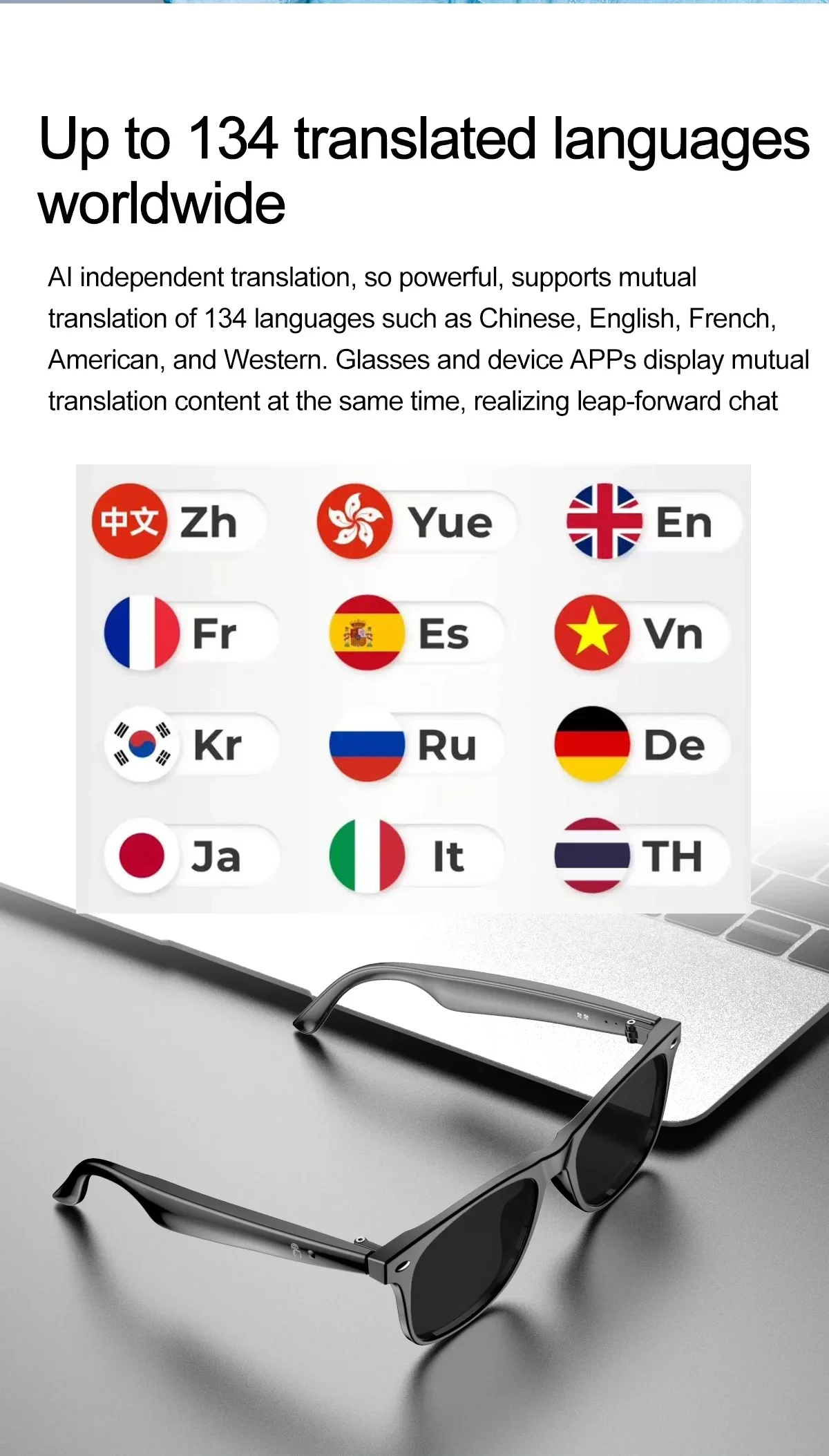 W100 Smart Glasses 134 Online  - Homesmart Online incelemesi ve fiyatı