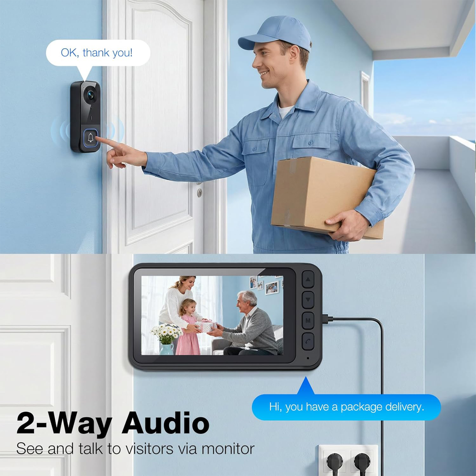 Video Door Bell Camera with Mo - Video Doorbell incelemesi ve fiyatı