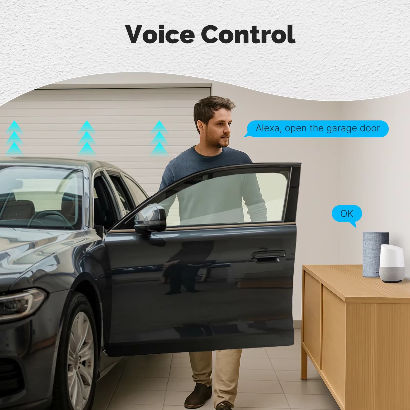 MOES Zigbee Garage Door Contro - Smart Home Assistant incelemesi ve fiyatı