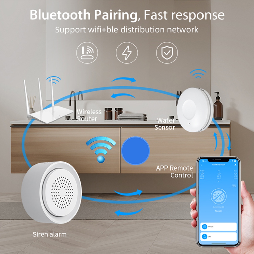 BTLIFE-Flood Detector With Sir - Home Automation Kit incelemesi ve fiyatı