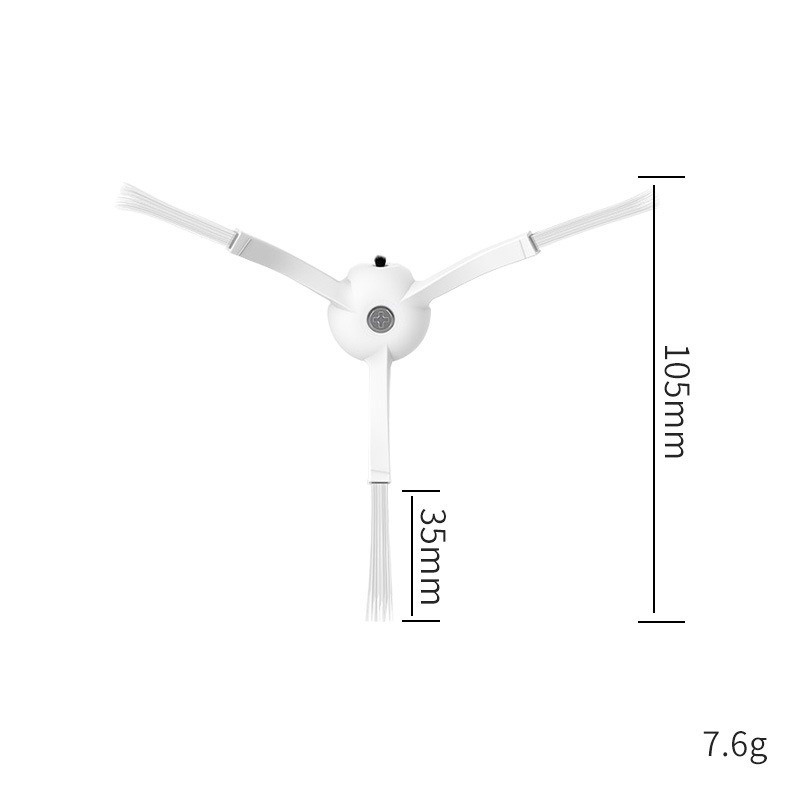 2Pcs White Side Brushes Replac - Robot Vacuum incelemesi ve fiyatı