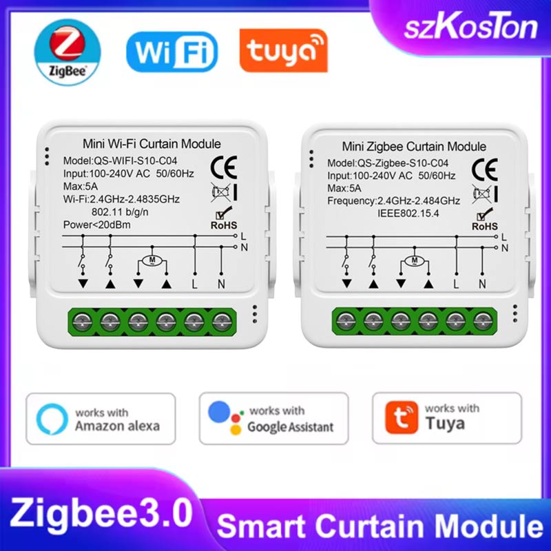 Tuya Smart WiFi Zigbee Curtain - Home Automation Kit incelemesi ve fiyatı