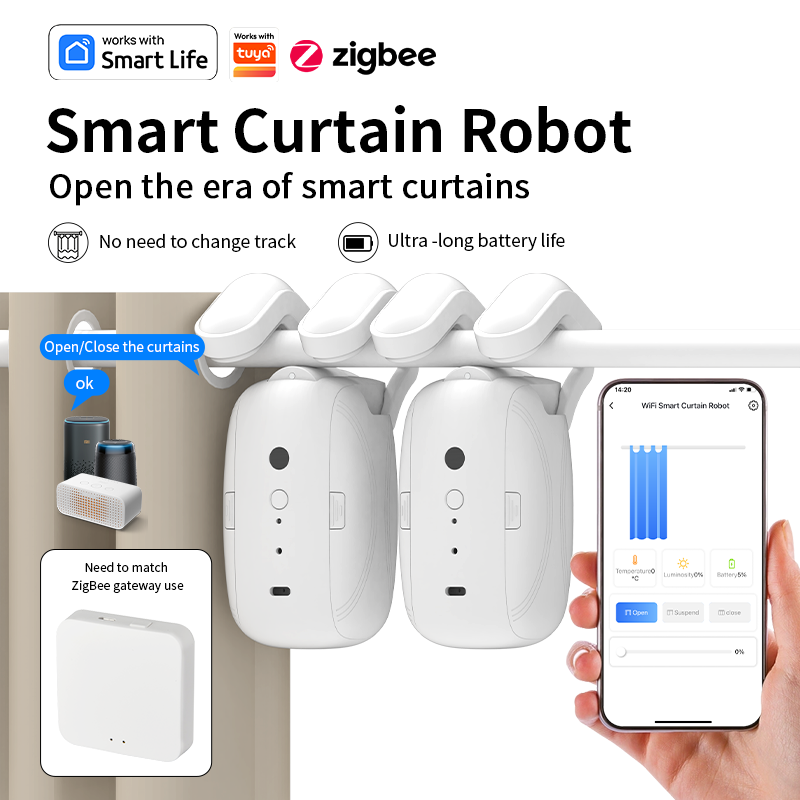 Zigbee Smart Curtain Driver Ro - Smart Home Device incelemesi ve fiyatı