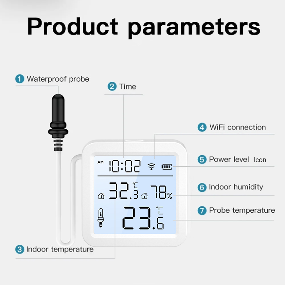 WiFi Humidity Temperature Sens - Smart Home App incelemesi ve fiyatı