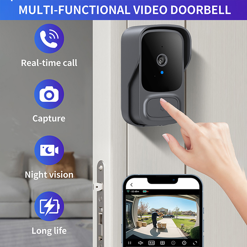 Tuay Wifi Doorbell Camera With - Smart Home Video Doorbell Installation incelemesi ve fiyatı