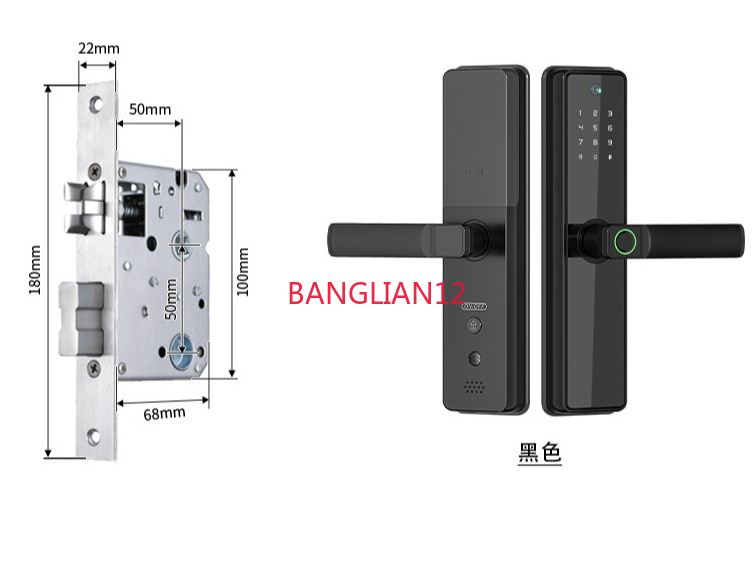 New semi-automatic anti-theft  - Smart Door Lock incelemesi ve fiyatı